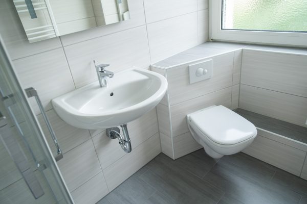 Trotz kleinem Raum ist hier ein echtes Wohlfühlbad enstanden.